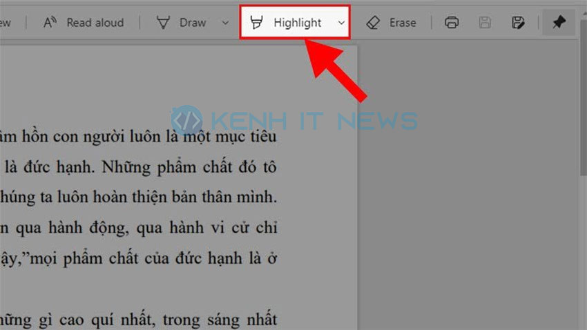 cách highlight trong pdf